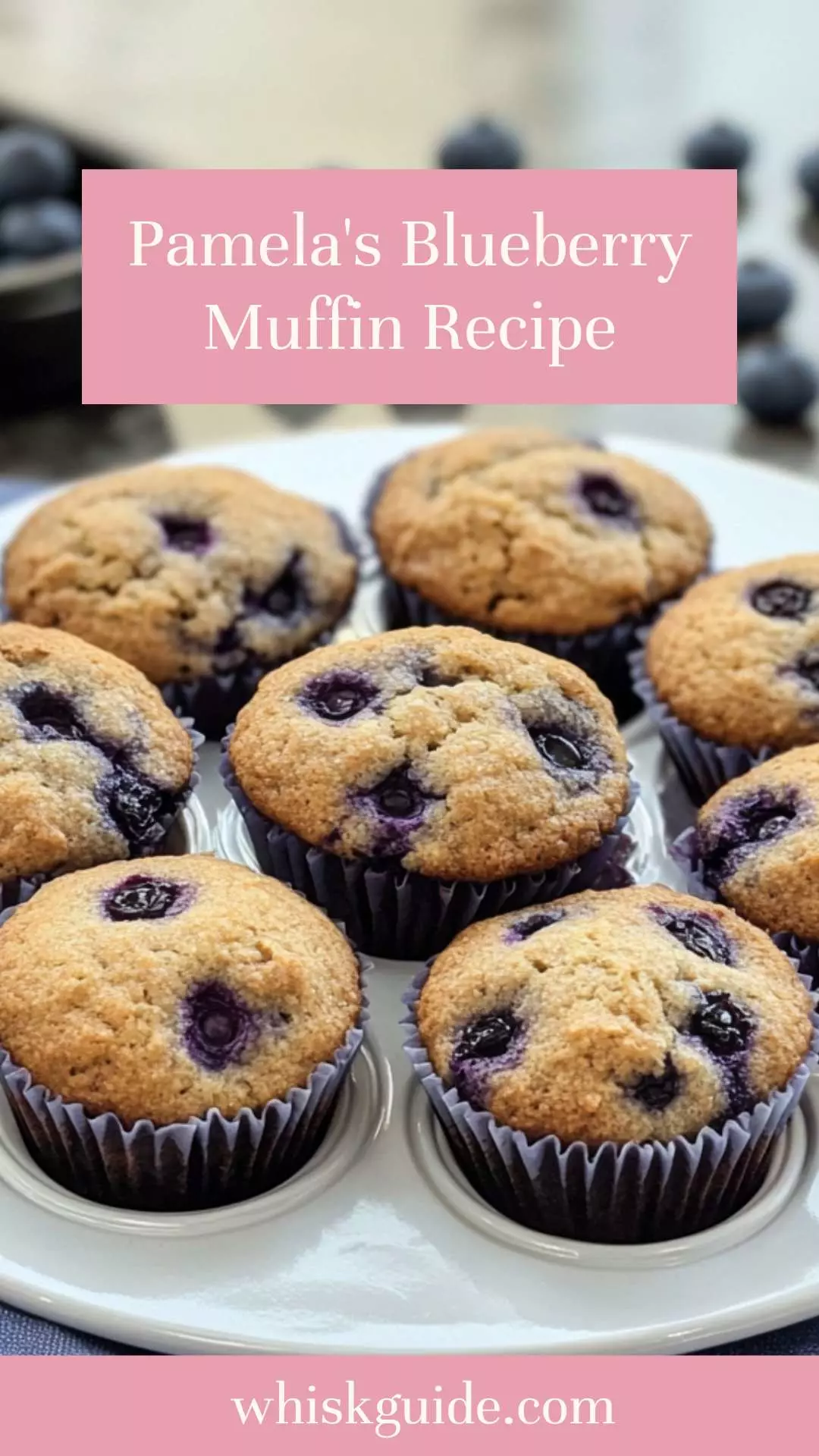 pamela's blueberry muffin recipe
