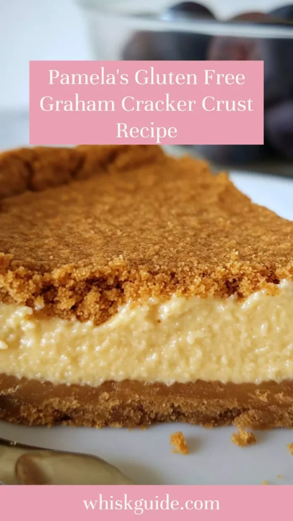 pamela's gluten free graham cracker crust recipe