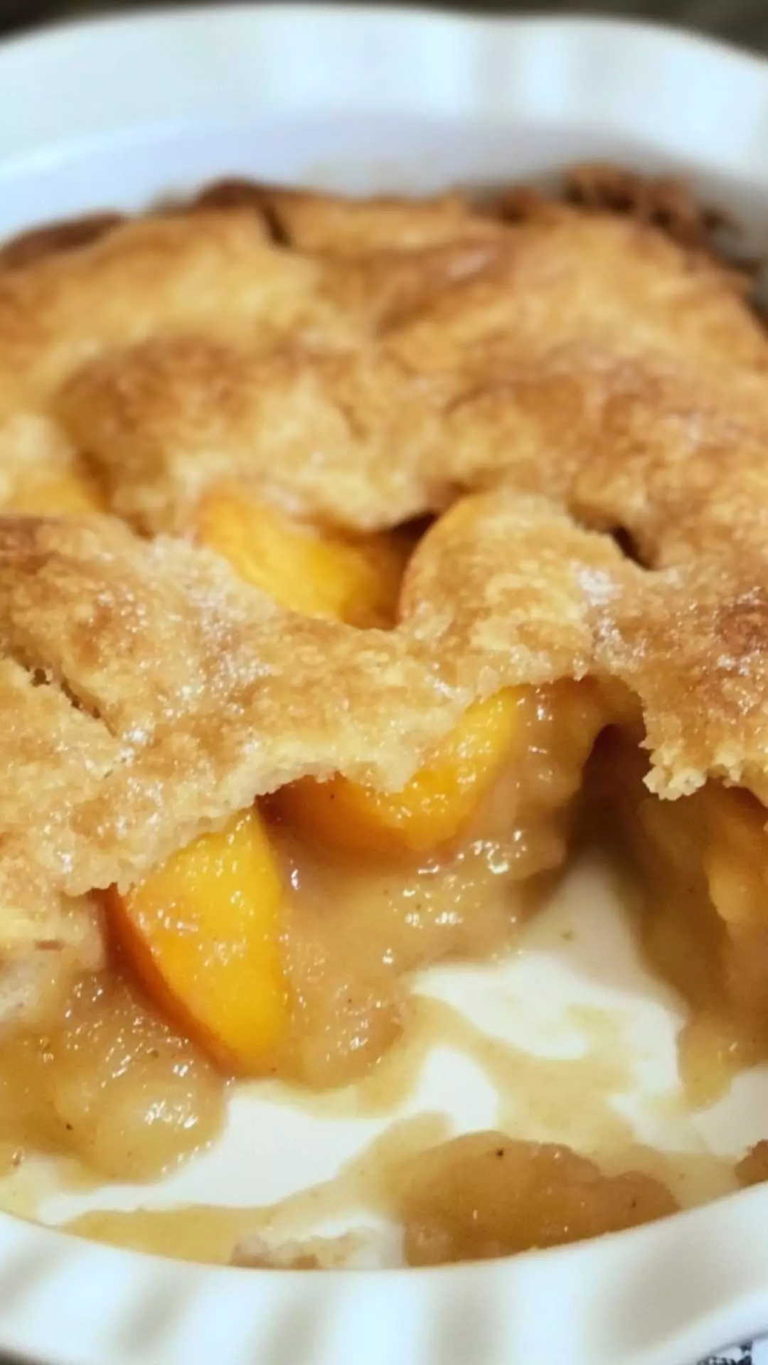 pamela's peach cobbler