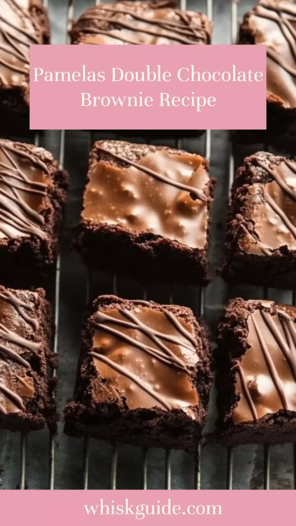 Pamelas double chocolate brownie recipe