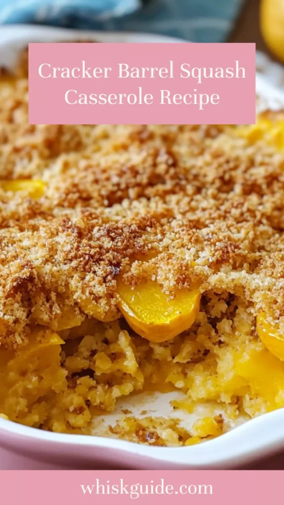 Cracker barrel squash casserole recipe