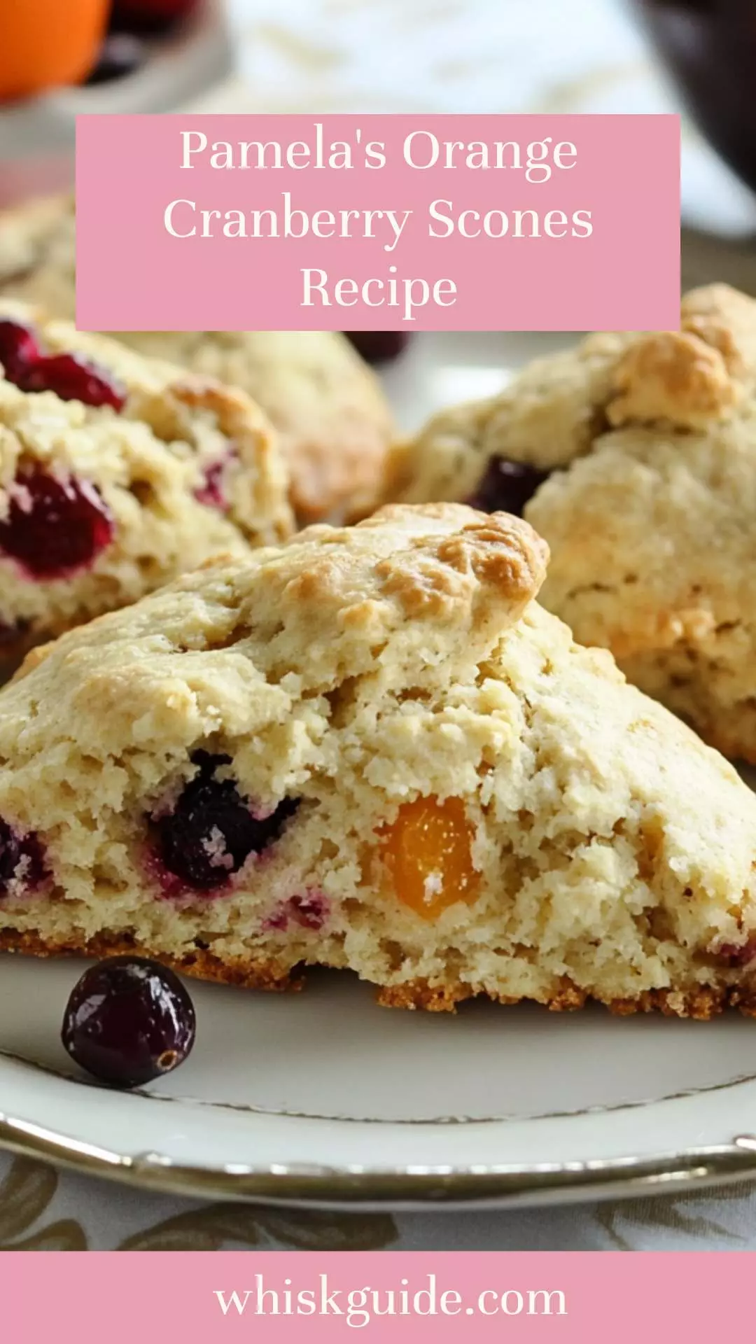 pamela's orange cranberry scones recipe