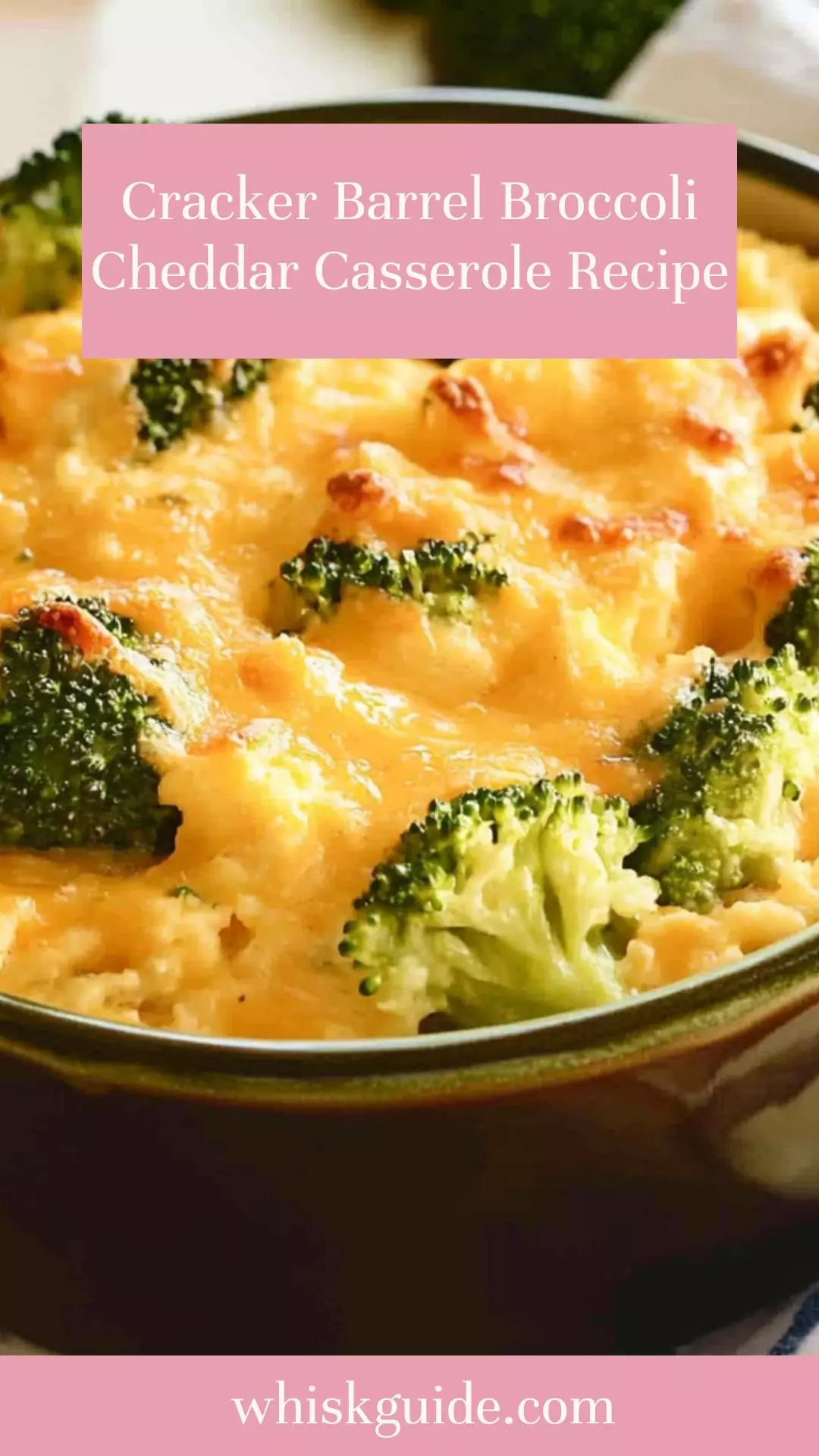 Cracker barrel broccoli cheddar casserole recipe