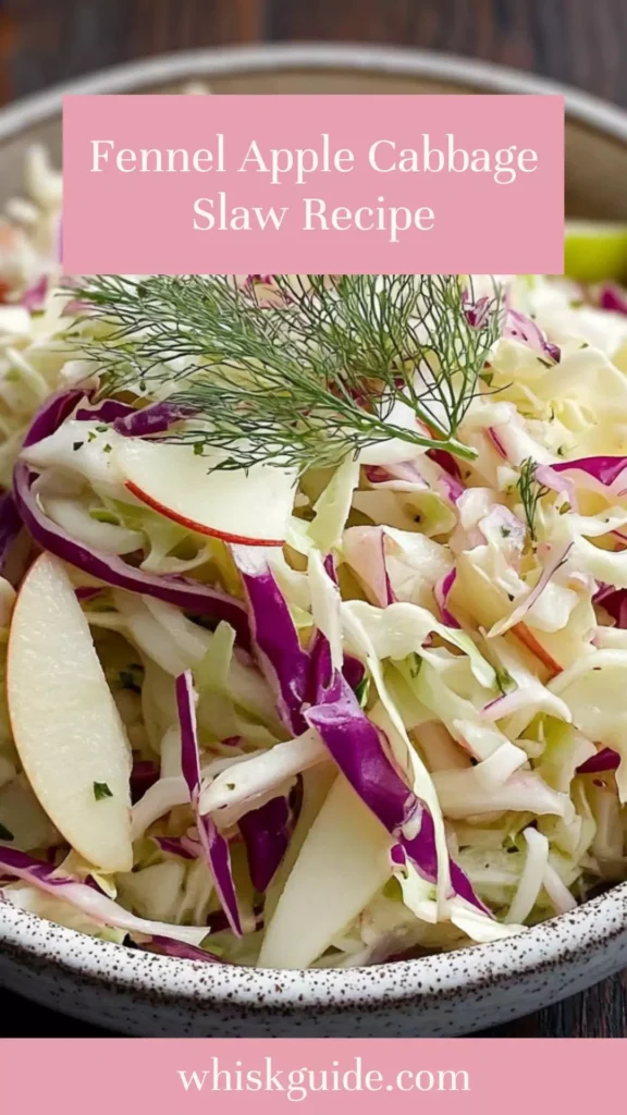 fennel apple cabbage slaw recipe