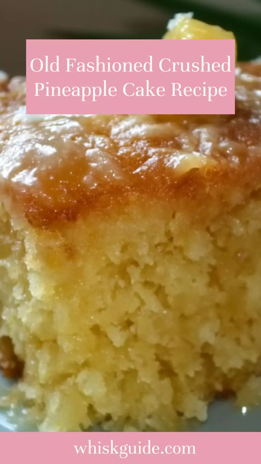 old fashioned crushed pineapple cake recipe