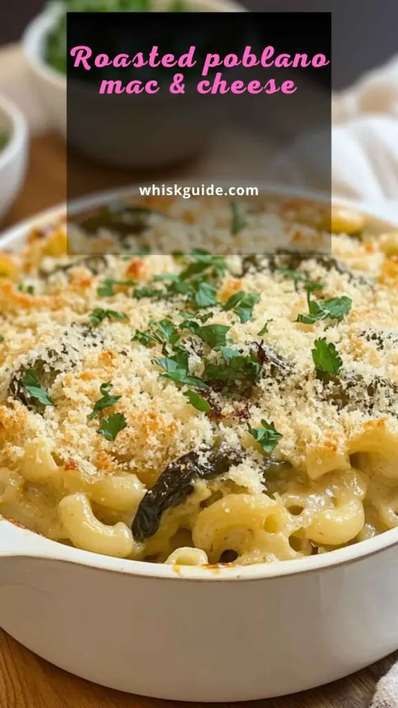Roasted Poblano Mac & Cheese