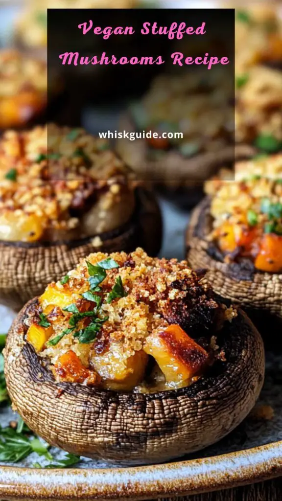 Vegan Stuffed Mushrooms Recipe Vegan Stuffed Mushrooms Recipe