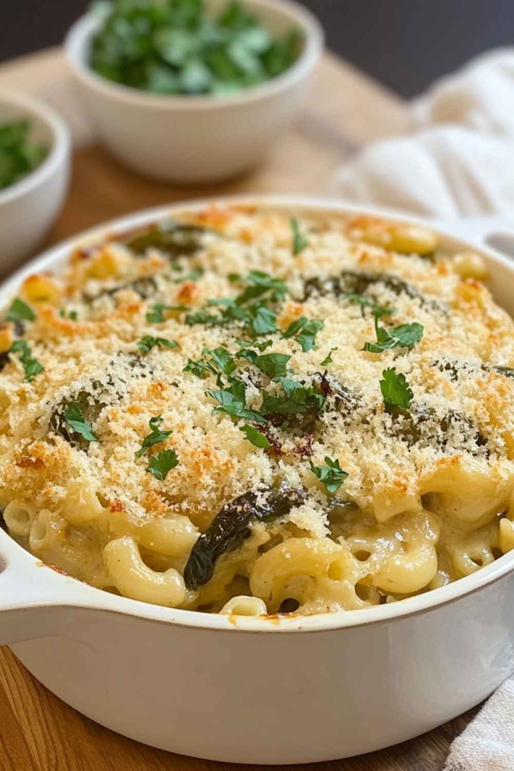 roasted poblano mac & cheese copycat recipe
