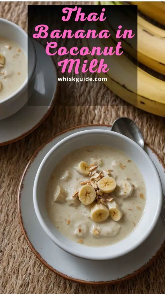 Thai Banana in Coconut Milk Recipe