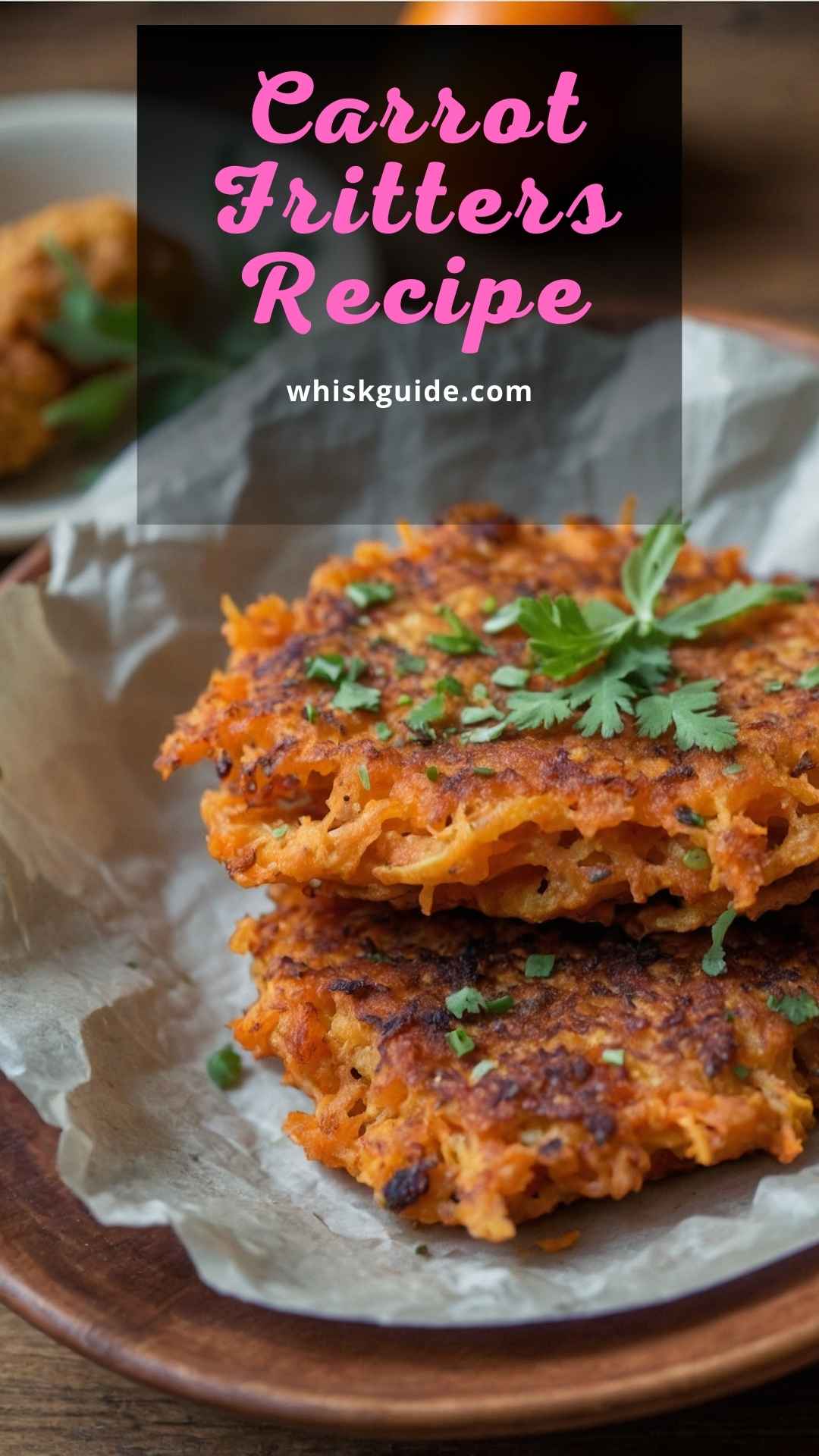Carrot Fritters Recipe
