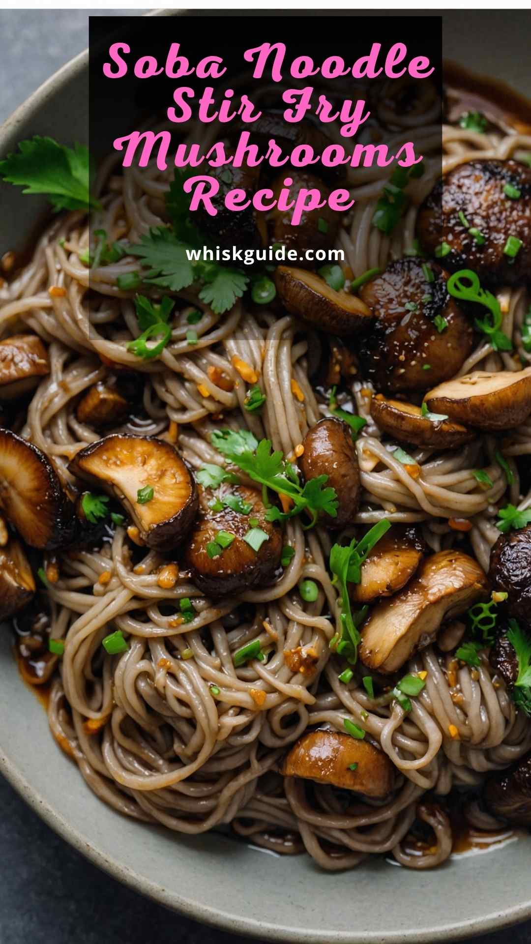 Soba Noodle Stir Fry and Mushroom Delight