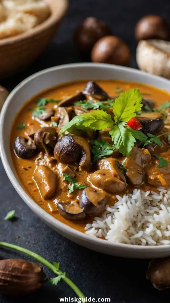 Homemade Mushroom Curry