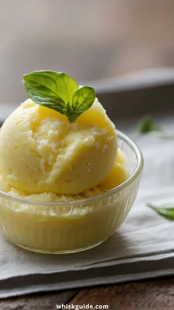 How to Make Meyer Lemon and Basil Sorbet How to Make Meyer Lemon and Basil Sorbet