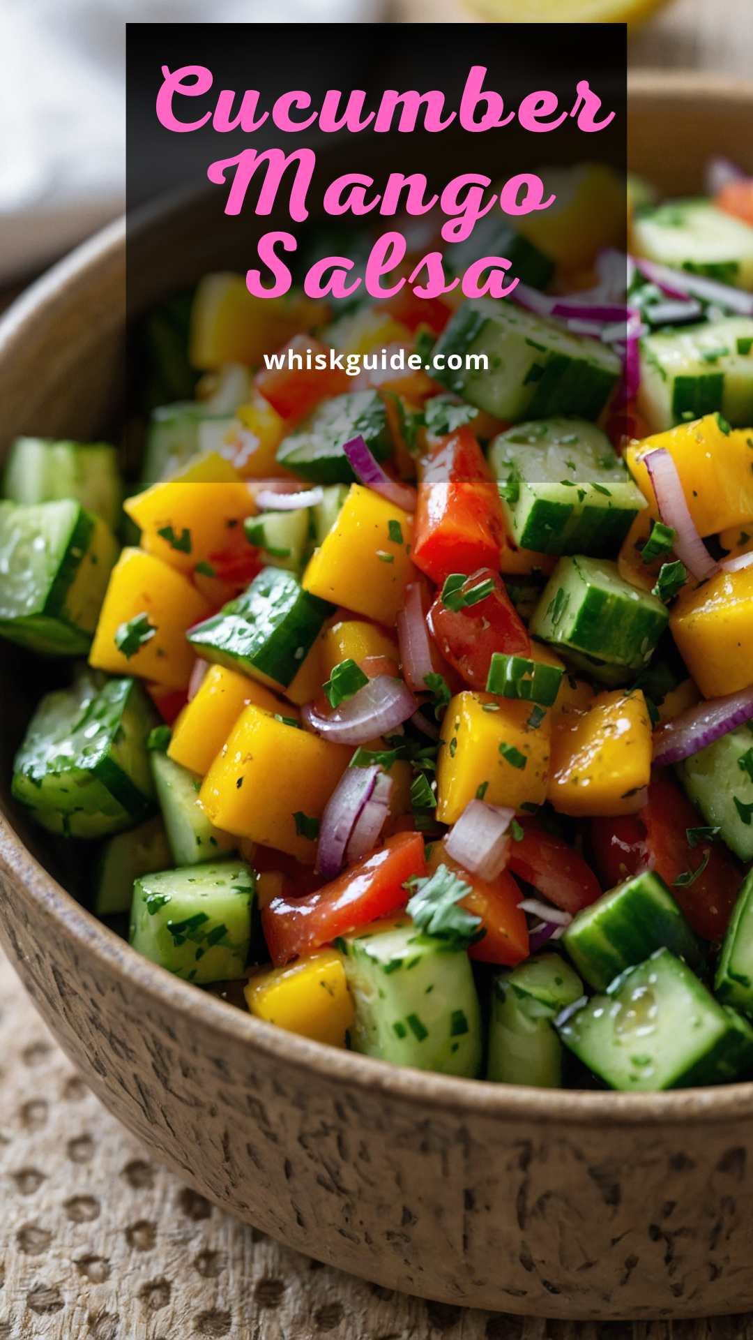 Cucumber Mango Salsa