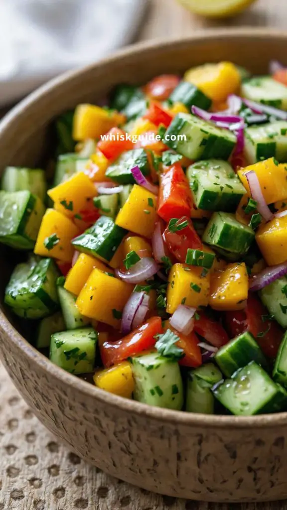 How to make Cucumber Mango Salsa
