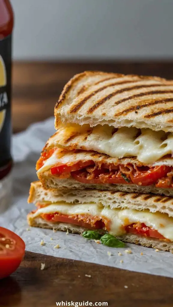 How to Make Panera Style Tomato and Mozzarella Panini
