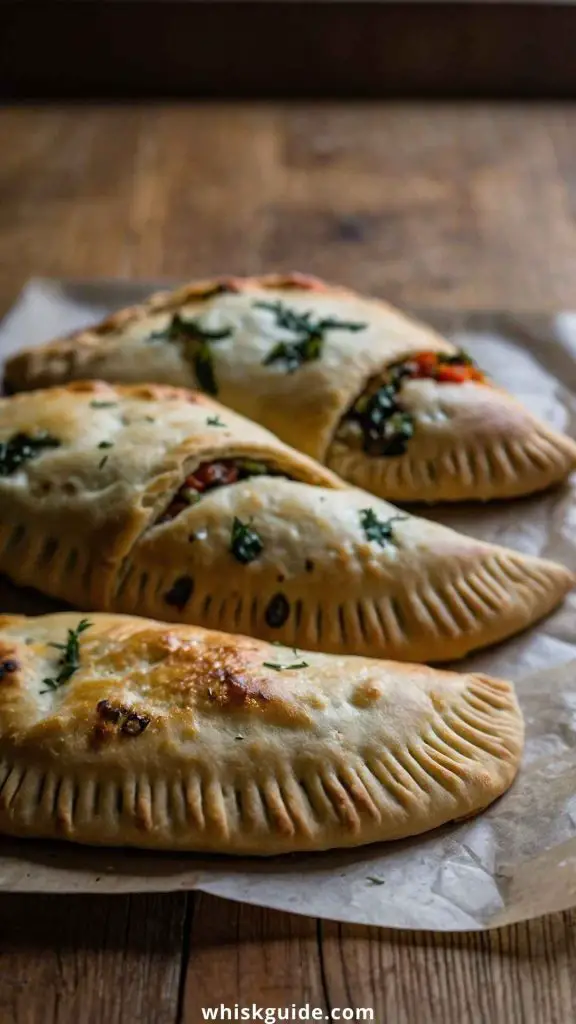 How to Make Vegetarian Mediterranean Calzones