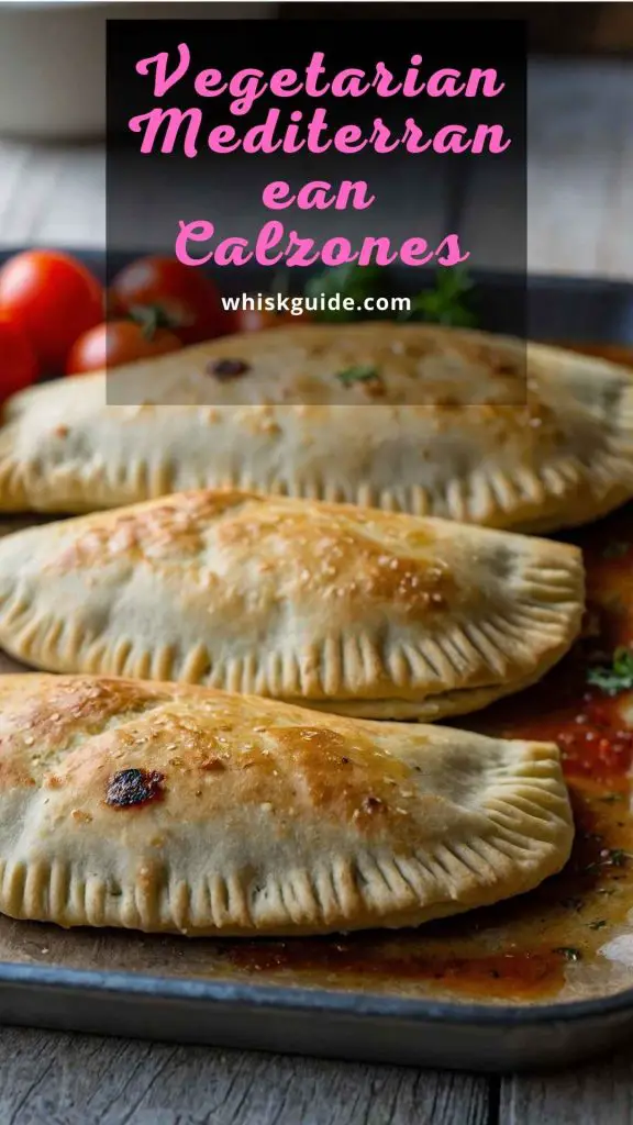 Vegetarian Mediterranean Calzones