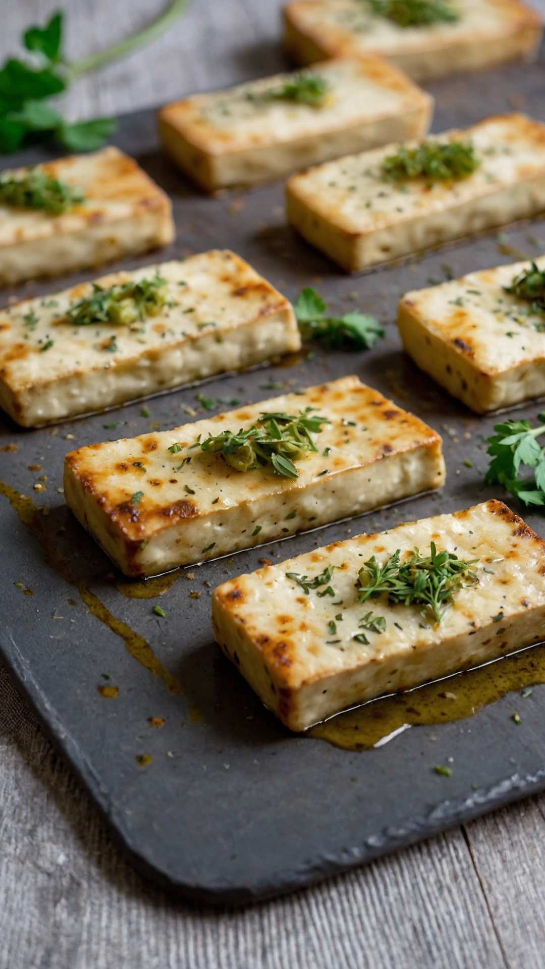 Baked Italian Herb Tofu