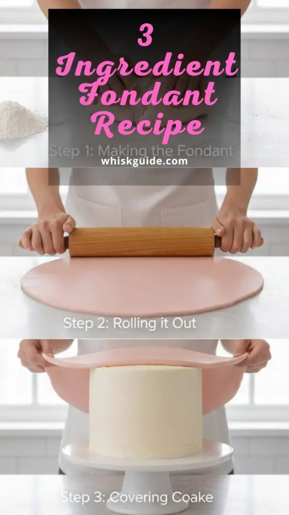 3 Ingredient Fondant Recipe
