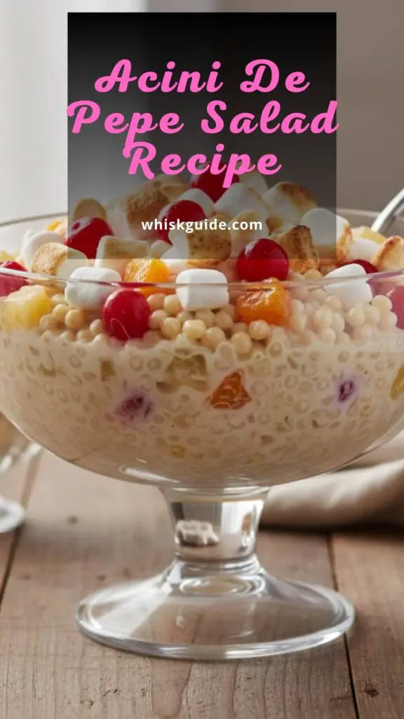 Acini De Pepe Salad Recipe