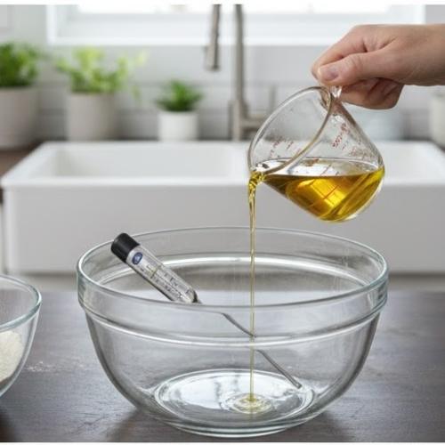 Step 1: Combine Water and Oil