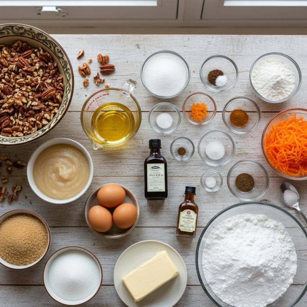 Ingredients for the Cake: