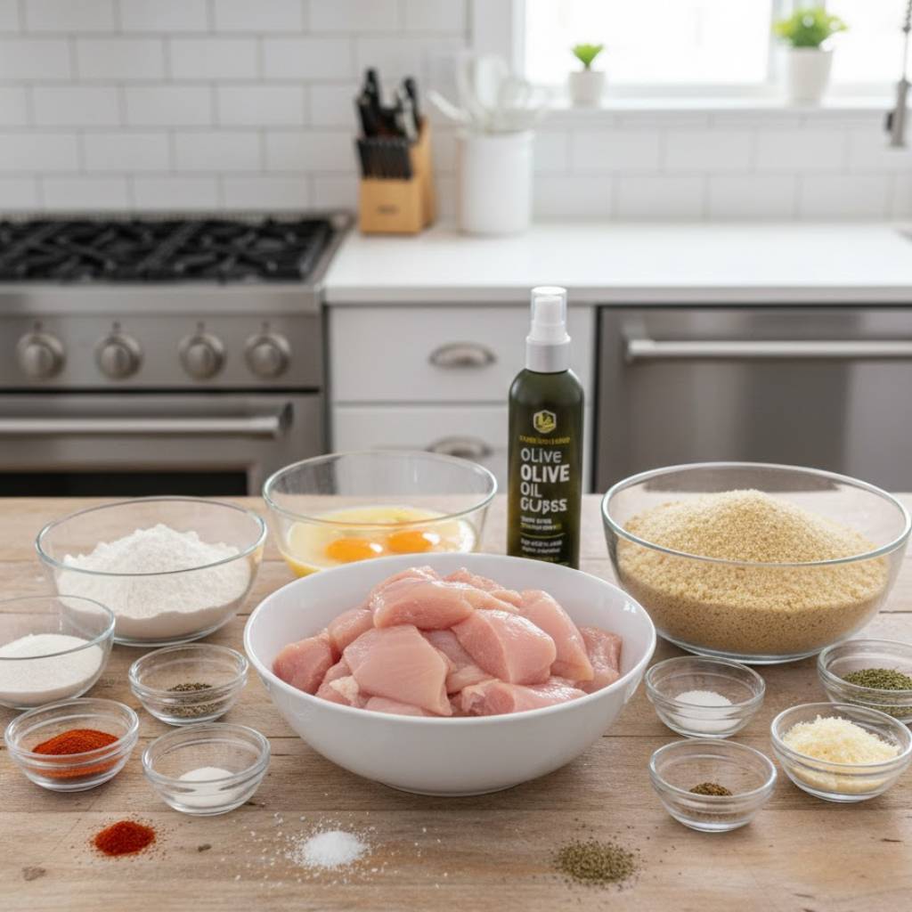 Ingredients You'll Need to Make This Air Fryer Chicken Nuggets