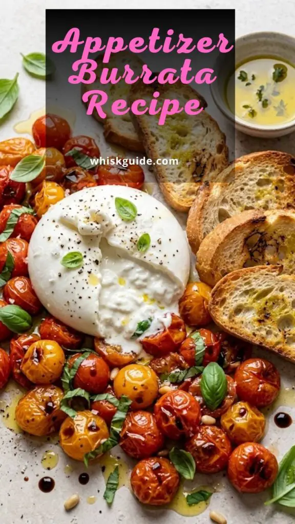 Appetizer Burrata Recipe 