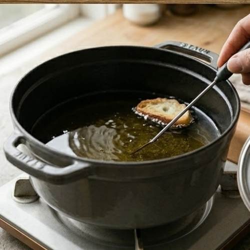 Step 2: Heat the Oil Step 2: Heat the Oil